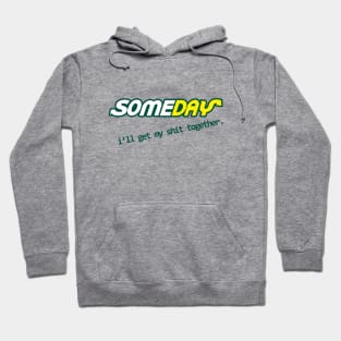 Someday I'll get my shit together Hoodie